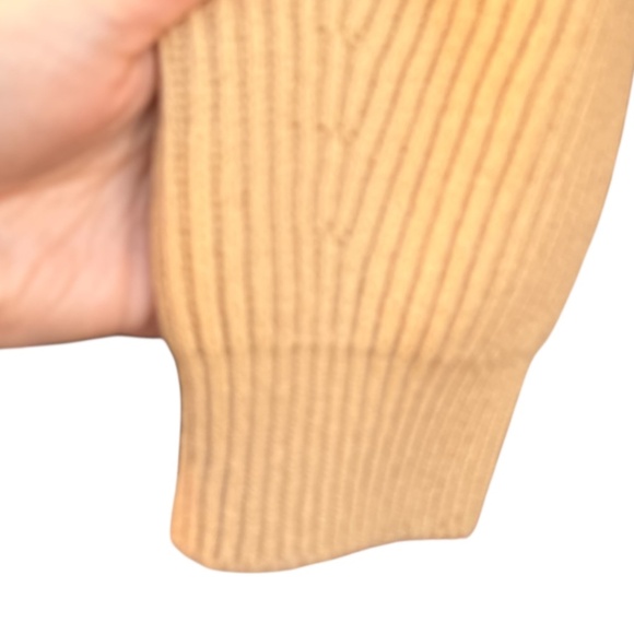 Vince. Wool Cashmere Blend Chunky Open Cropped Cardigan - Picture 5 of 11